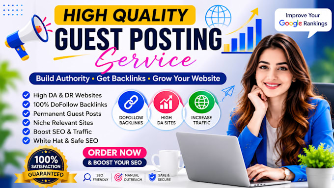 do guest posting and high quality backlink outreach
