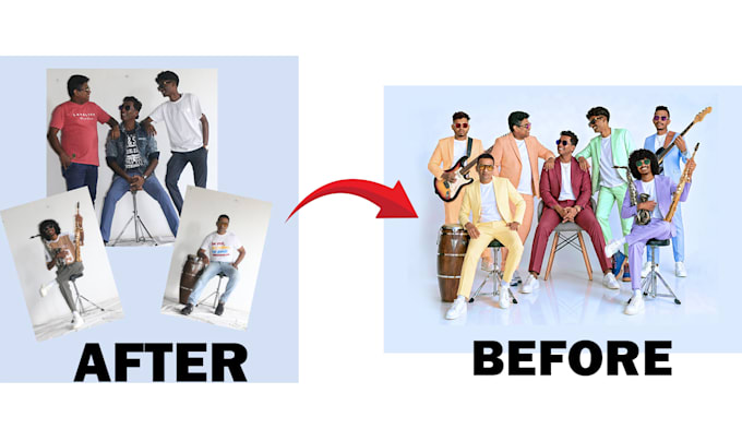 create creative band posters and clean photo edits