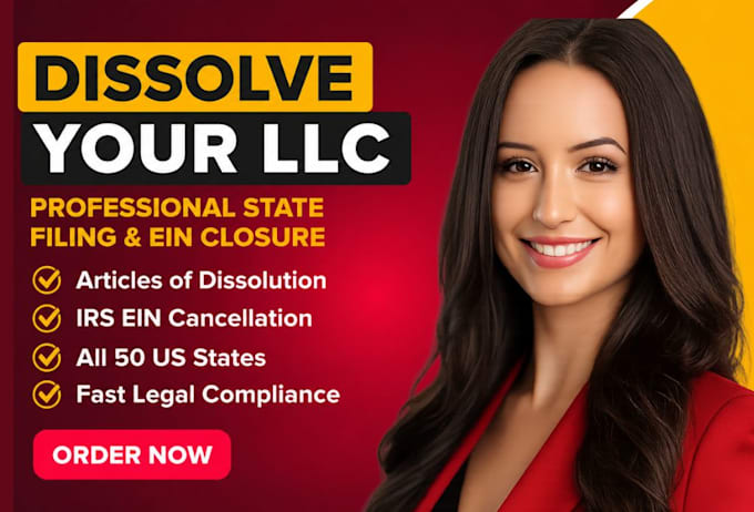 dissolve your llc, close ein, and legally close your US company