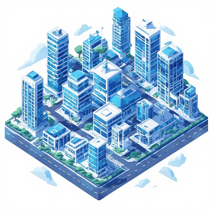 design modern isometric event and venue maps