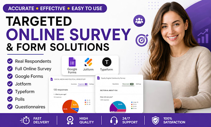 create jotform and typeform for surveys and registrations