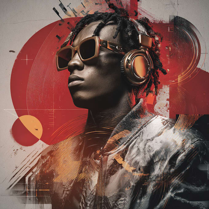 design creative mixtape cover and albums