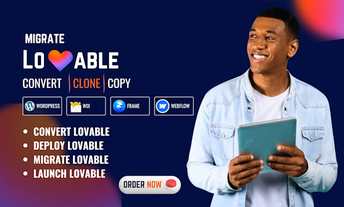 migrate lovable to wordpress clone lovable to wix, framer,webflow deploy lovable