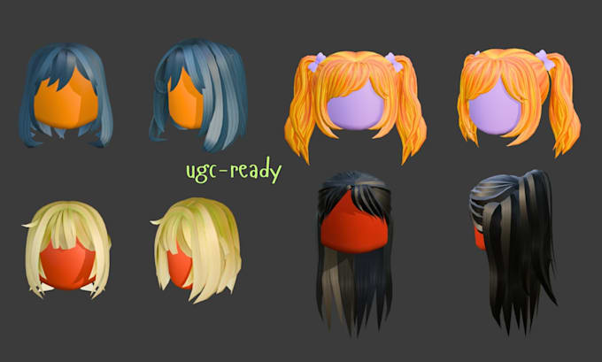 5 custom roblox ugc hairs