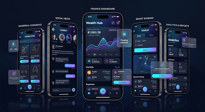 develop professional flutter hybrid apps for android and ios