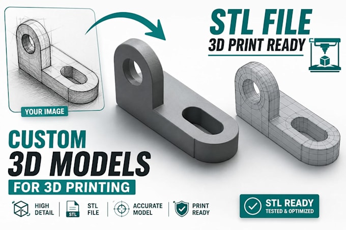 modify, fix, model stl files for 3d printing design