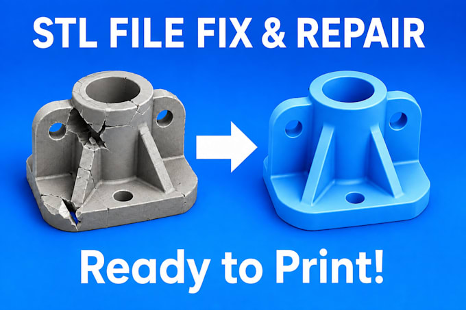be your expert 3d designer for stl files and 3d printing
