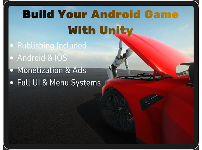 develop a 3d mobile game using unity