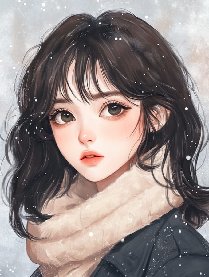 anime character an illustration