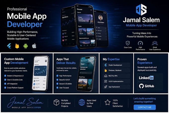 develop a custom mobile app for ios and android