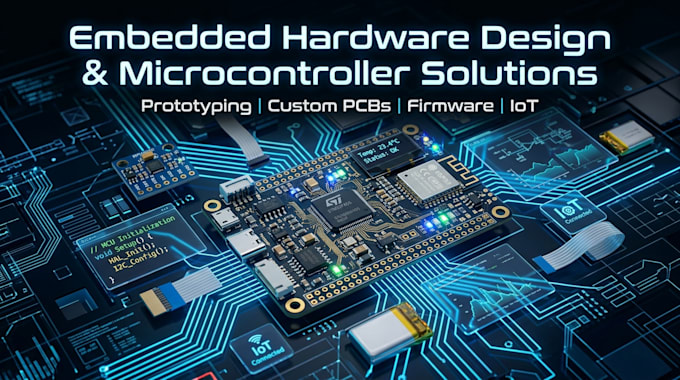 provide embedded hardware design and microcontroller solutions