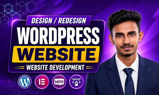 design redesign wordpress website and website development using elementor
