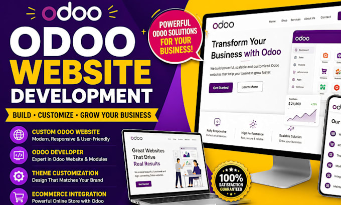 develop odoo website, odoo developer and custom odoo