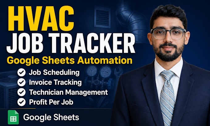 build a google sheets job tracker for hvac contractors