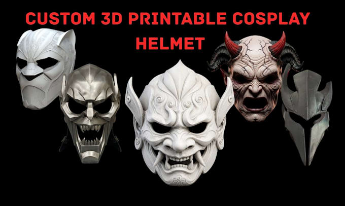 3d mask 3d helmet model cosplay prop printing 3d print paint animal mask