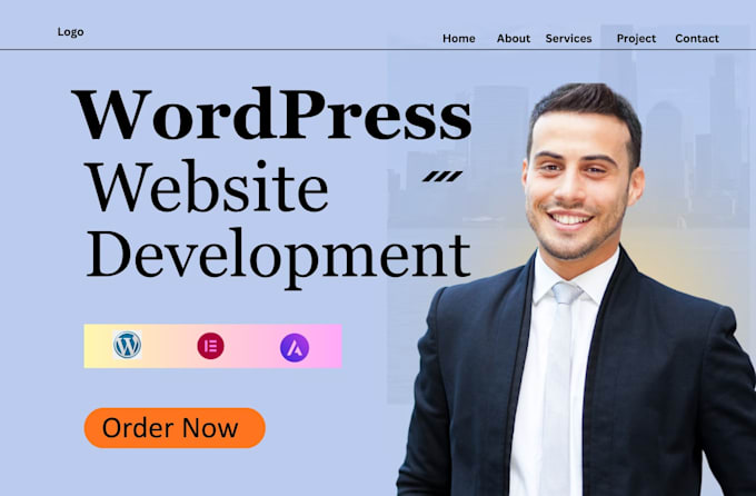 design a wordpress website for construction, plumbing, and more services