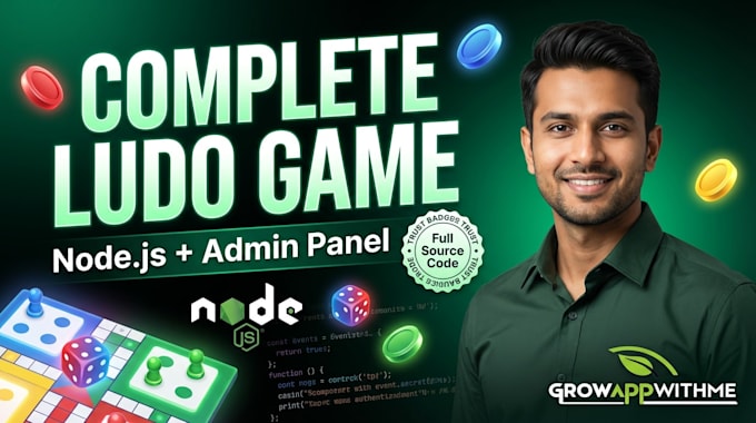 do ludo multiplayer react native nodejs nextjs admin panel