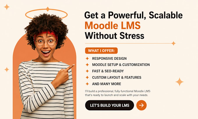 build your moodle lms website for elearning, courses and membership