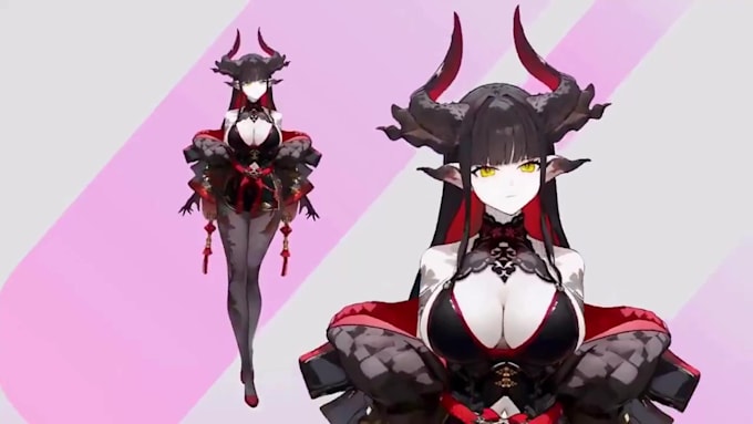 create live2d vtuber model with smooth anime rigging