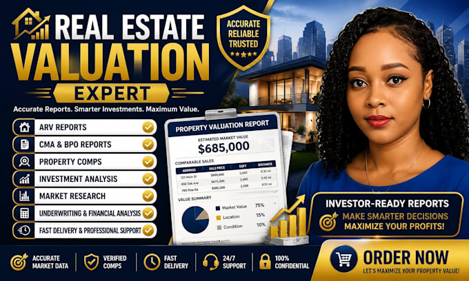 do real estate arv comps and property valuation reports
