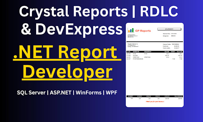 create, fix, or optimize crystal reports for your sql server database
