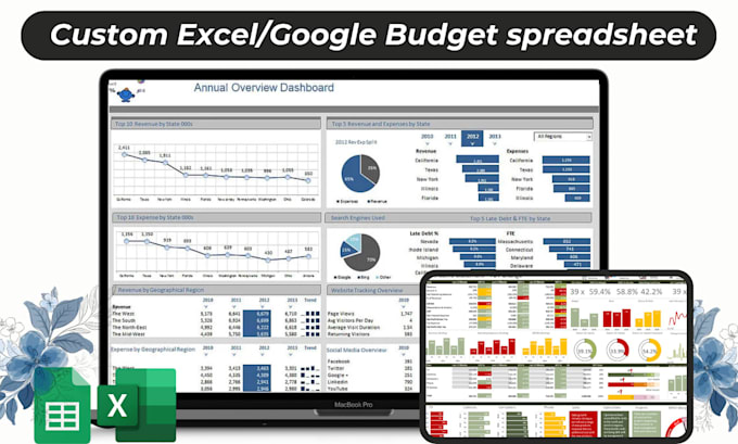 create custom personal financial google, excel budget planner, CSV spreadsheet