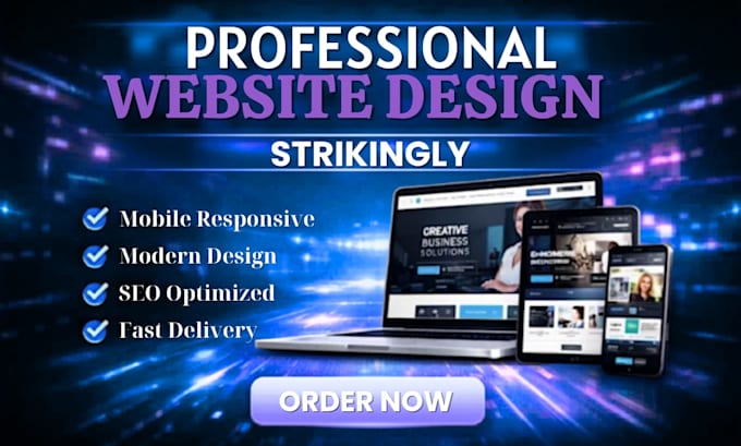 design high converting strikingly website redesign modern strikingly website