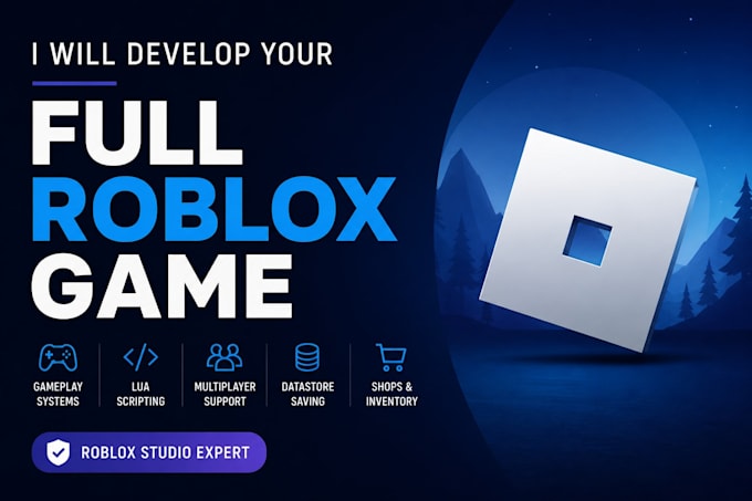 develop your full roblox game in roblox studio