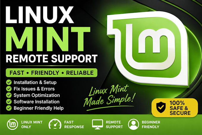 remotely install, fix and optimize your linux mint system
