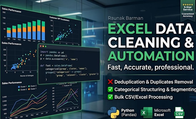 do python data cleaning pandas automation and excel formatting