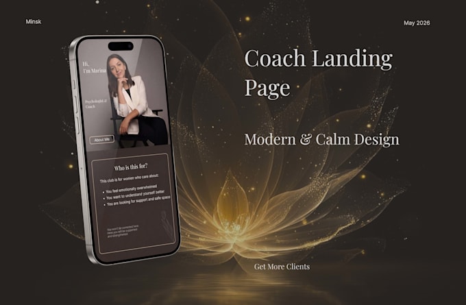 design website for coaches and therapists