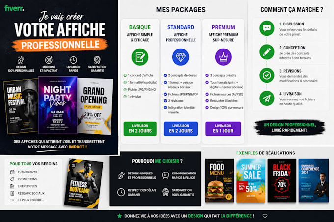 design graphique moderne et professionnel