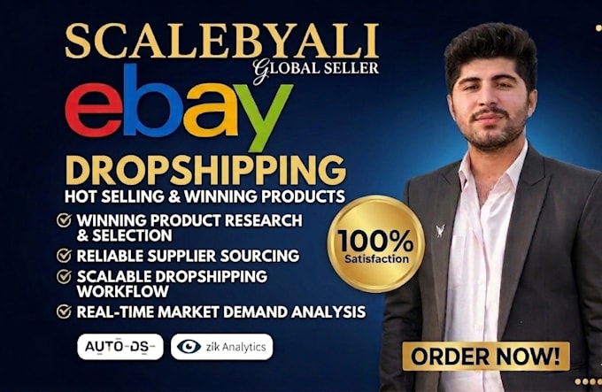 do ebay dropshipping and create top selling ebay listings