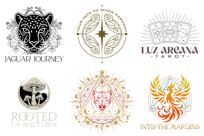 create sacred geometry mandala logo design