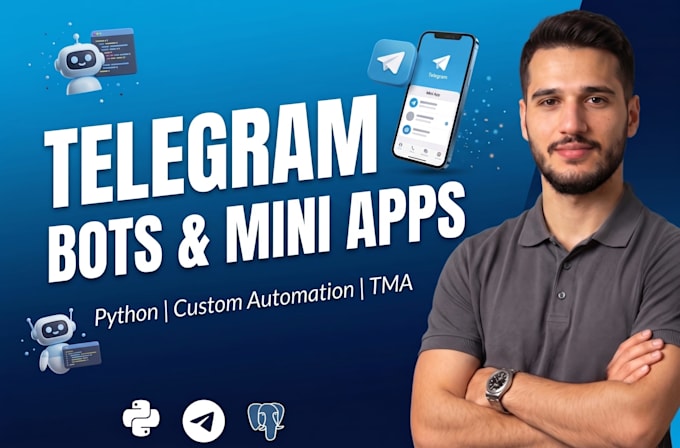develop high performance telegram bot and telegram mini app