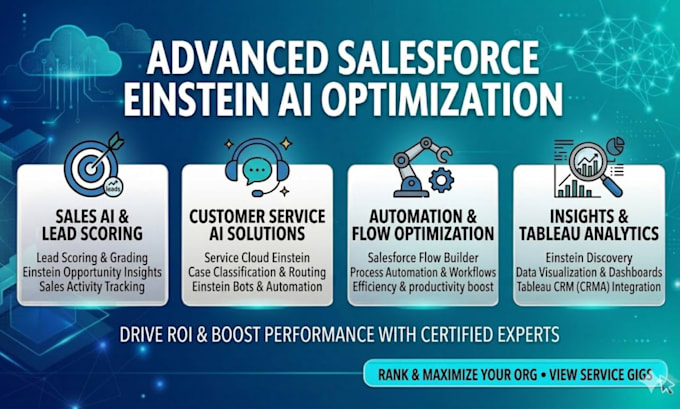 setup salesforce einstein ai automation and sales cloud flow optimization