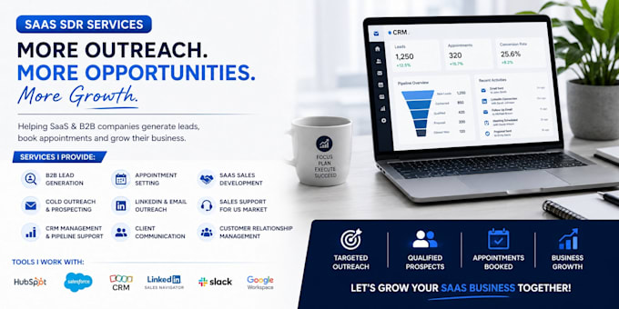 be your b2b saas sales development representative sdr and appointment setter