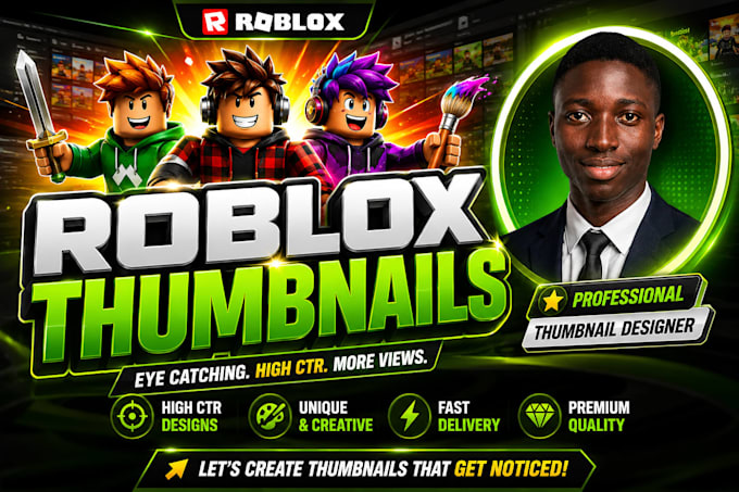 do roblox thumbnails, thumbnails design