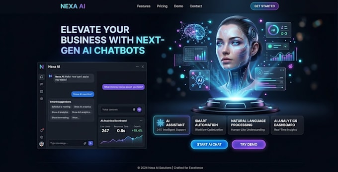 develop ai website, ai chatbot, ai apps, ai software developer