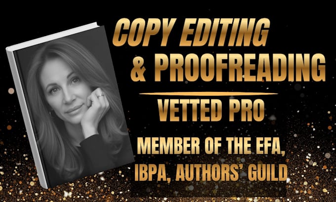 copy edit your book or manuscript