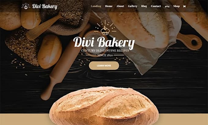 design squarespace bakery website cake business website dessert website