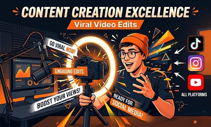 edit talking head vid eos, and podcast high retention video and reels yt, ig, tk