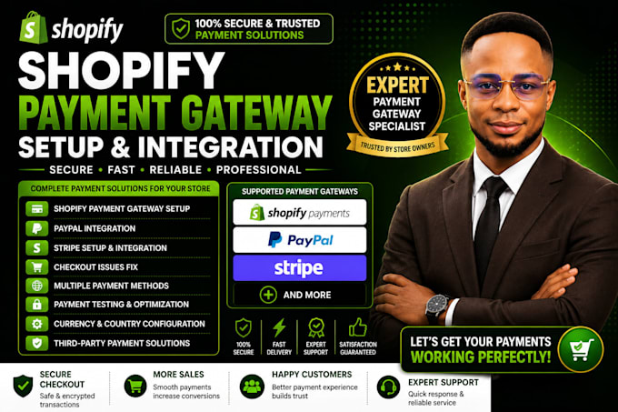 setup shopify payment gateway paypal stripe and payment methods