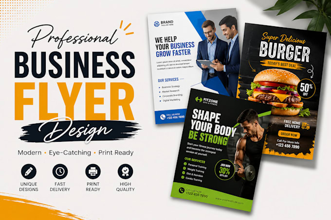 design professional business flyers