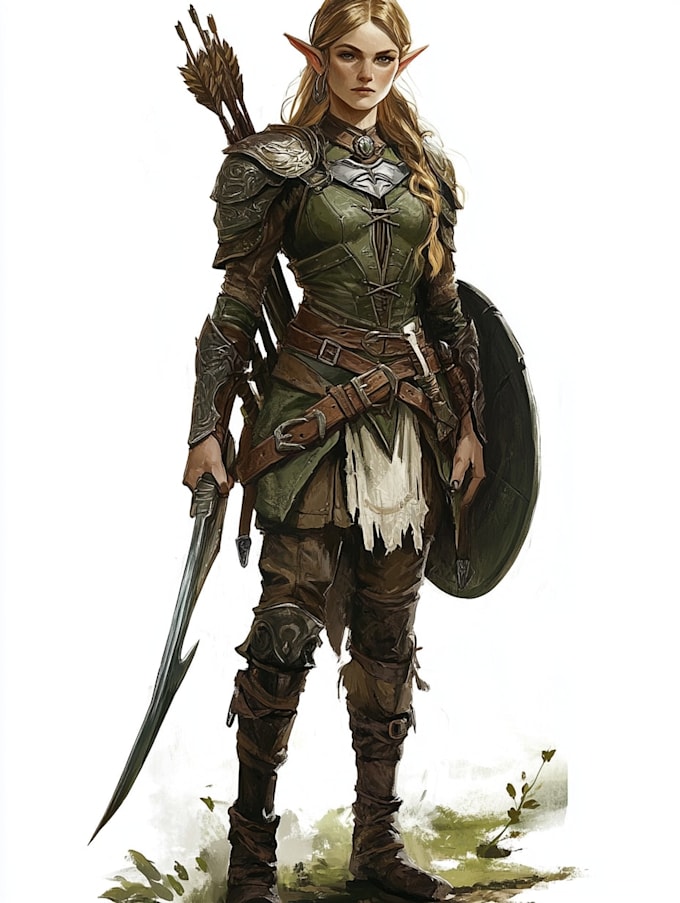 dnd, fantasy character and dnd character