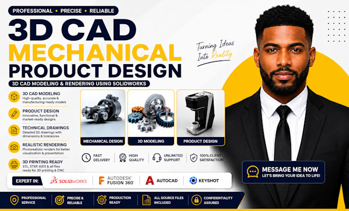 3d cad mechanical product design, 3d cad modeling and rendering using solidworks