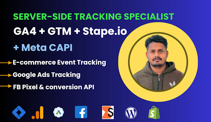 set up server side tracking ga4 GTM and meta conversion API