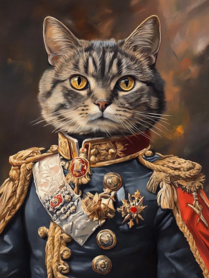 make custom pet portrait, dog portrait, cat portrait