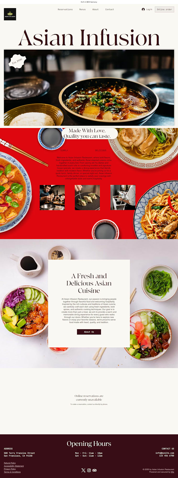 design a modern multipage website for your business