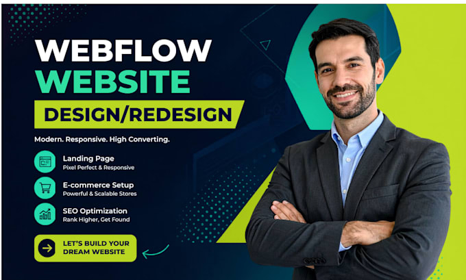do webflow design redesign or develop webflow website webflow expert